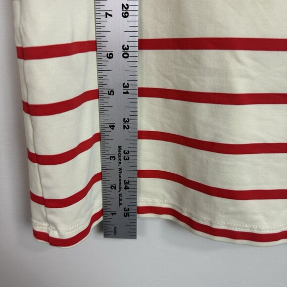 J Mclaughlin Nicola 3/4 Sleeve Layered Dress Catalina Cloth Size M Red Stripes - Picture 6 of 9